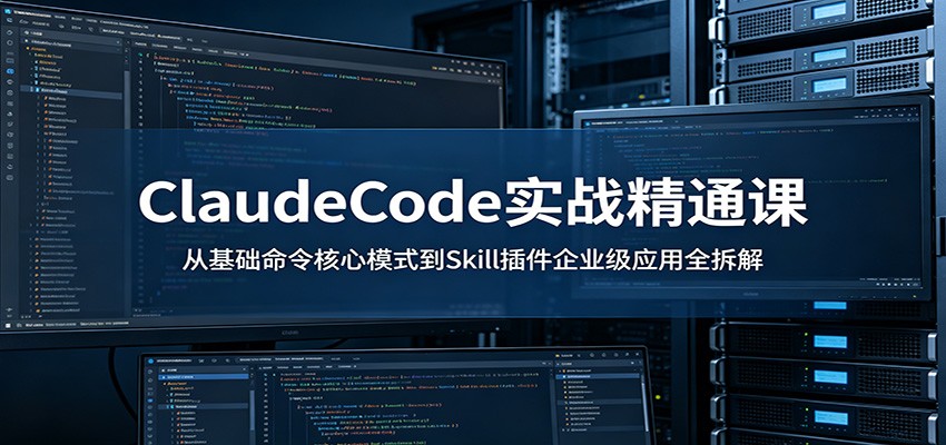 ClaudeCode实战精通课：从基础命令核心模式到Skill插件企业级应用全拆解-小火把网创