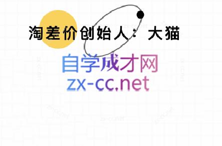 大猫淘差价课程(部分更新8月)-小火把网创